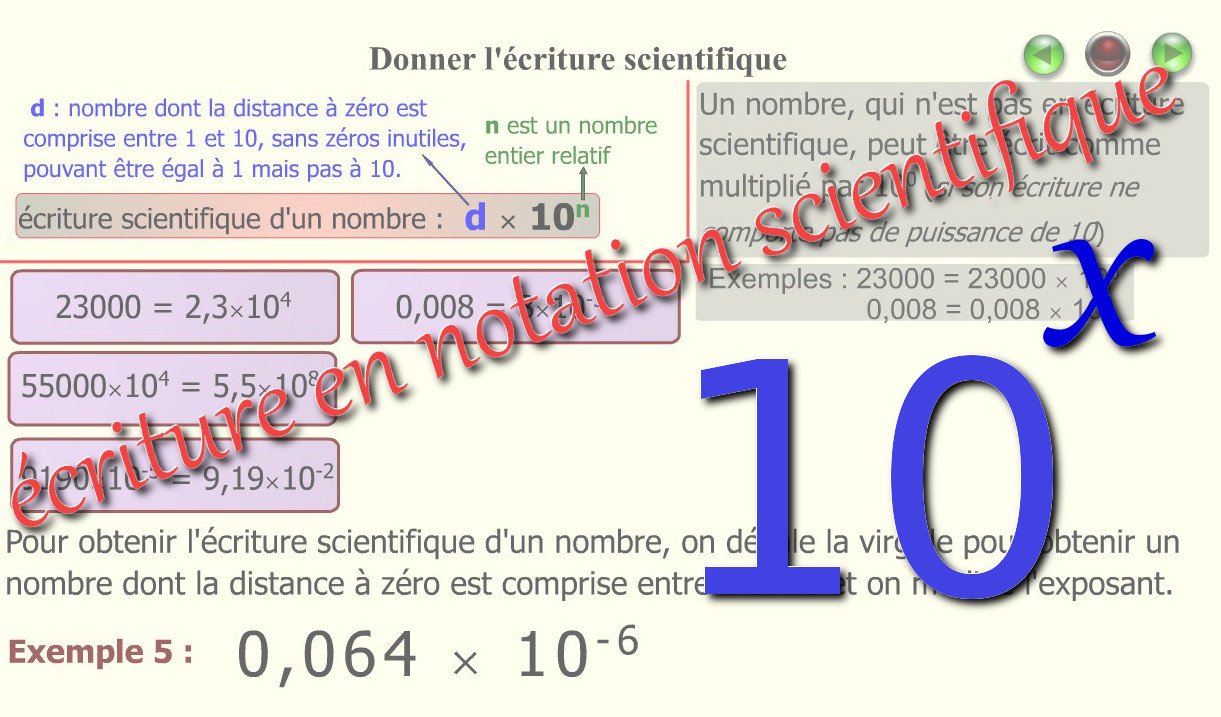puissance dix cours